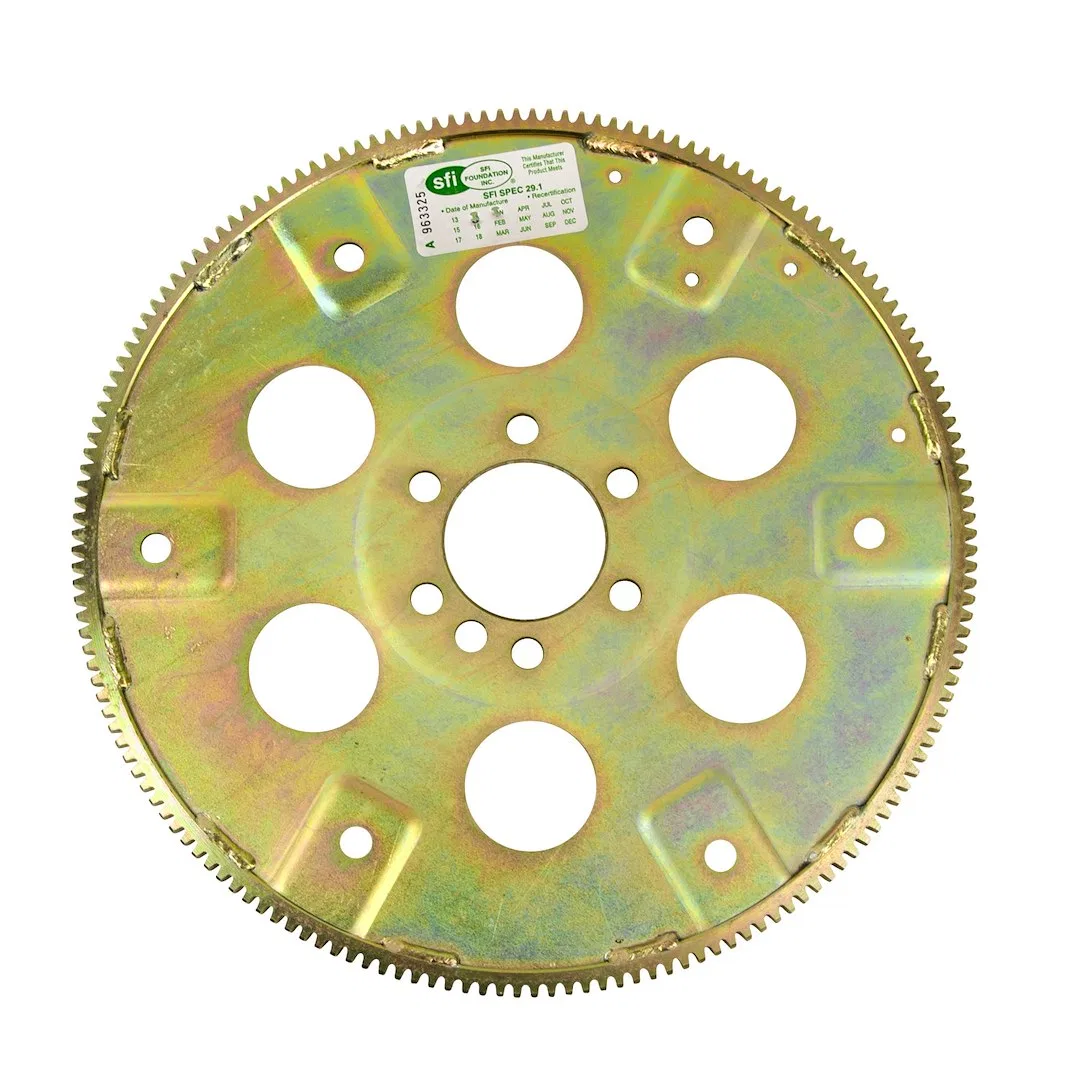 20230 – B&M CO Auto Trans Flexplate, Chromoly Steel 168 Tooth Ring Gear Internally Balanced SFI Approved Gold